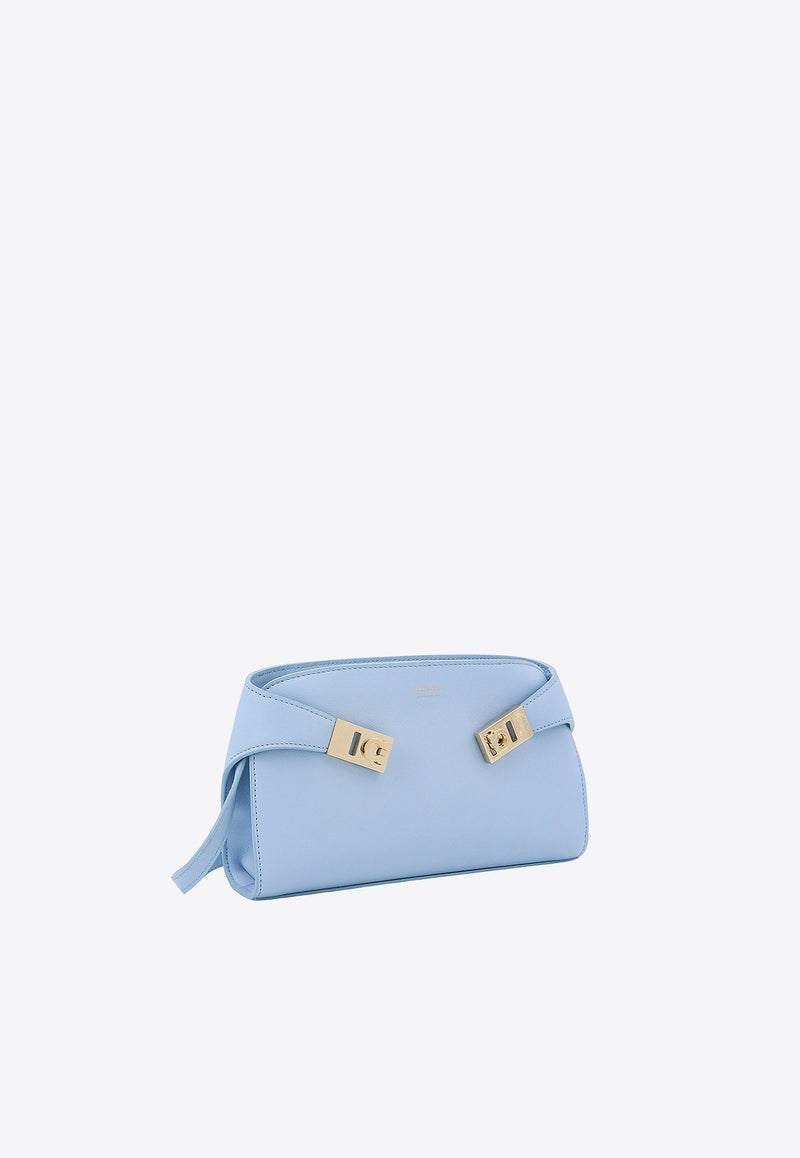 Salvatore Ferragamo Hug Calf Leather Crossbody Bag Sky Blue 218964774621_SKY