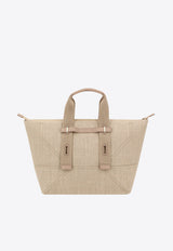 Furla Giove Canvas Tote Bag Beige WB01198BX3015_NATURALE