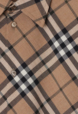 Burberry Vintage Check Long-Sleeved Shirt Beige 8093314_C1202