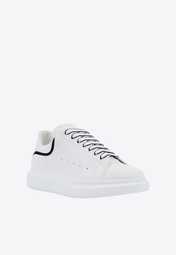 Alexander McQueen Oversized Leather Low-Top Sneakers White 794506WIEEW_9095