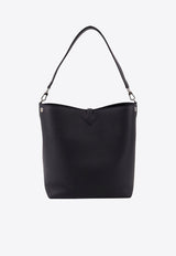 Longchamp Paris Medium Le Roseau Leather Bucket Bag Black 10281HFP_001