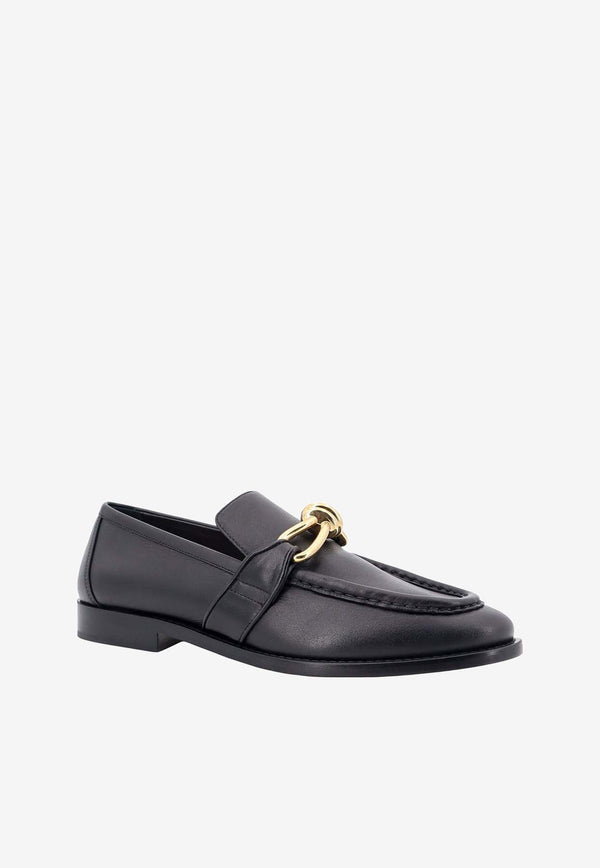 Bottega Veneta Astaire Calf Leather Loafers Black 796447V4R30_1000