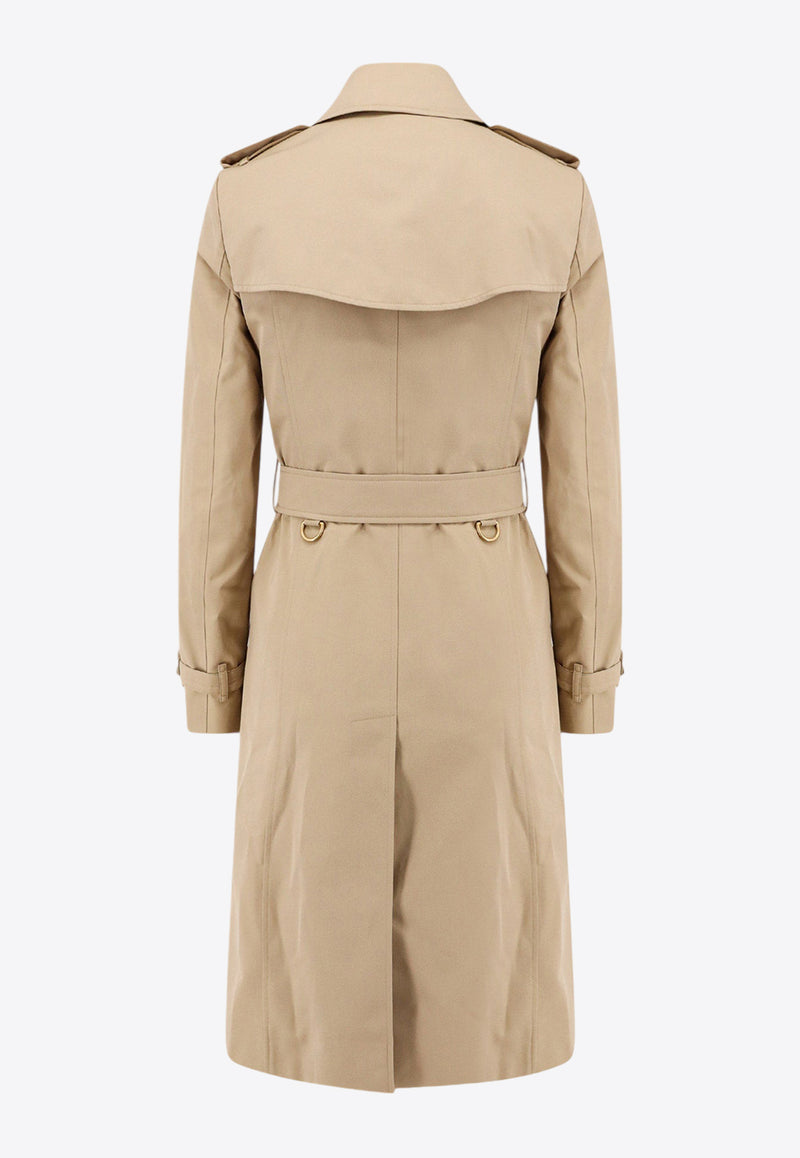 Burberry Double-Breasted Chelsea Heritage Trench Coat Beige 8079407_A1366