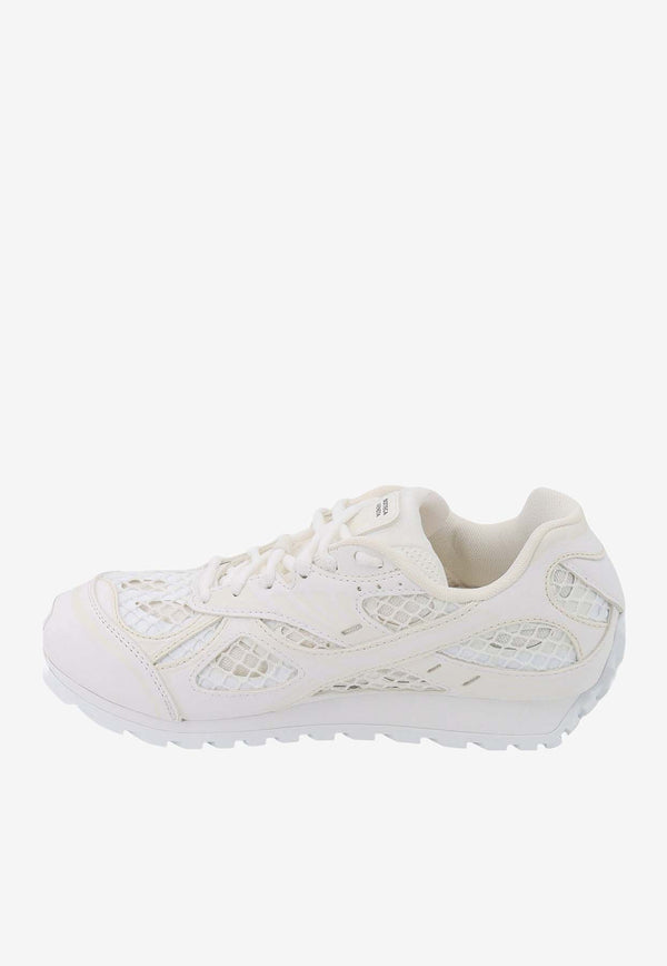 Bottega Veneta Orbit Nylon and Mesh Runner Sneakers White 755915V2X40_9013