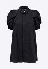 Sacai Puff-Sleeve Button-Up Shirt Black 2407531_001