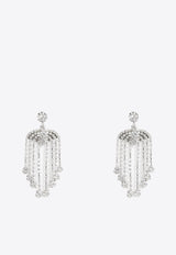 Self-Portrait Crystal Chandelier Drop Earrings Silver AW24613SL_SILVER