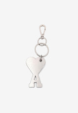 AMI PARIS Ami De Coeur Enamel Keyring Black UKR906363_001