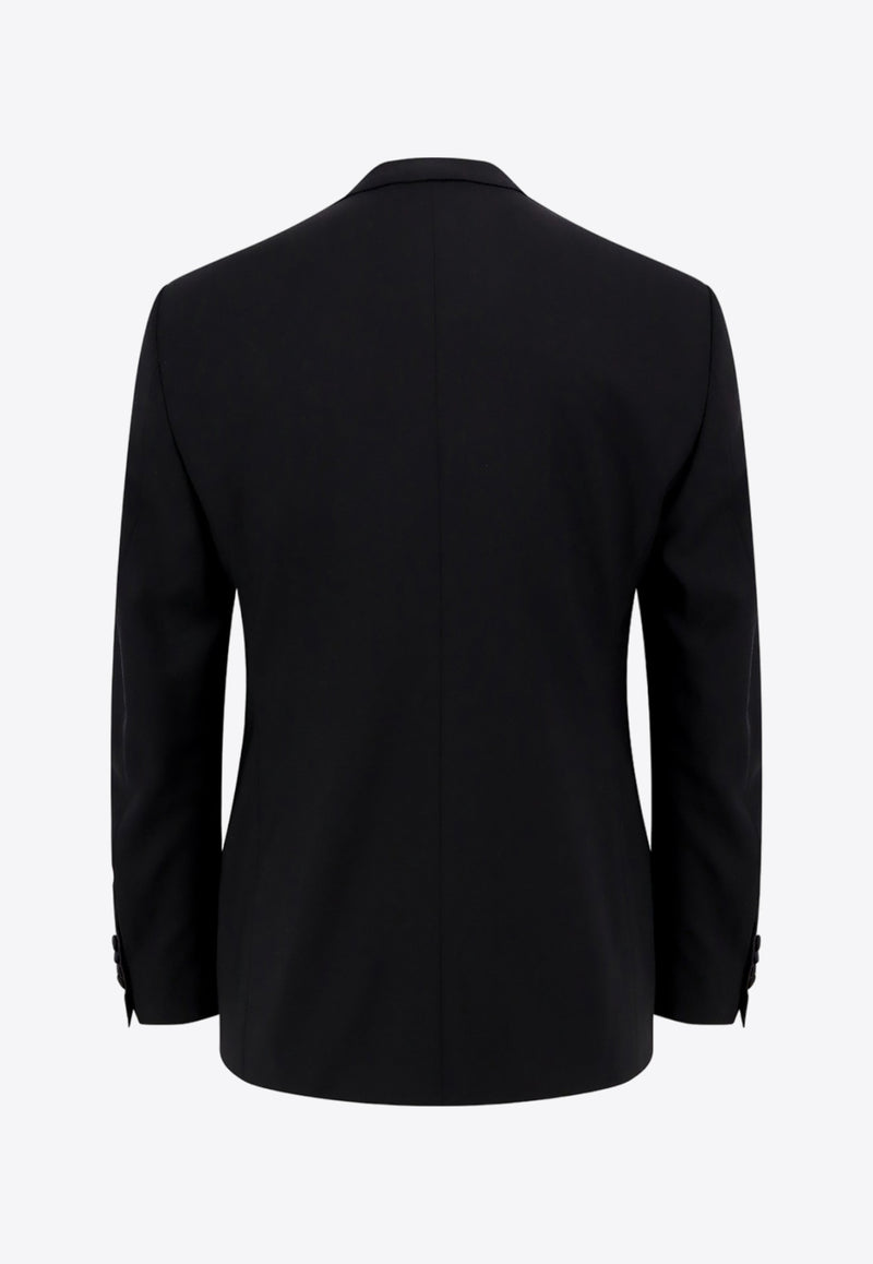 Giorgio Armani Single-Breasted Wool Tuxedo Suit Black 2CGAS01MT00FM_UC99