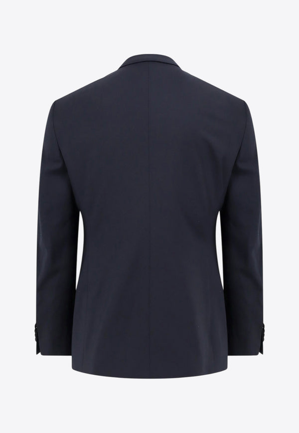 Giorgio Armani Single-Breasted Wool Tuxedo Suit Blue 2CGAS01MT00FM_UBUV