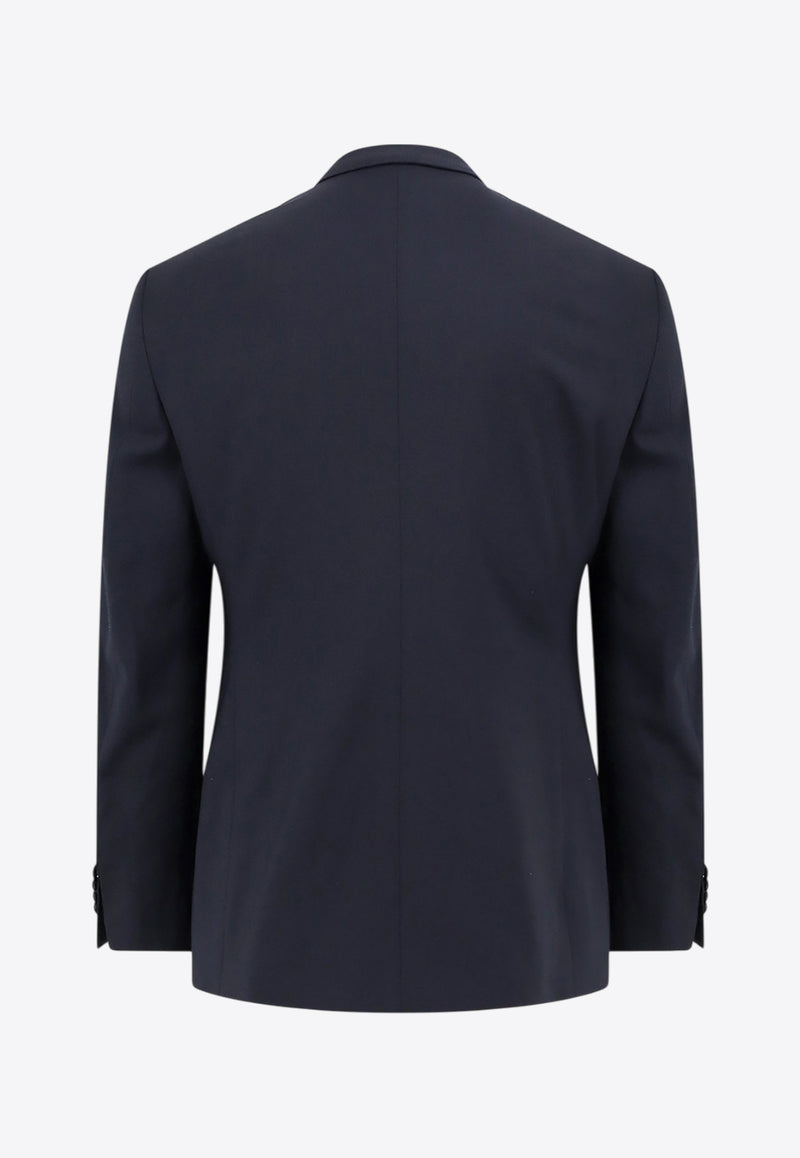 Giorgio Armani Single-Breasted Wool Tuxedo Suit Blue 2CGAS01MT00FM_UBUV