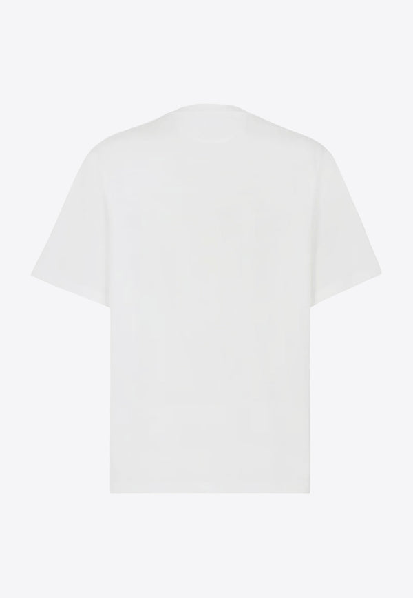 Fendi FF Jacquard T-shirt White FY1257APM4_F0QA0