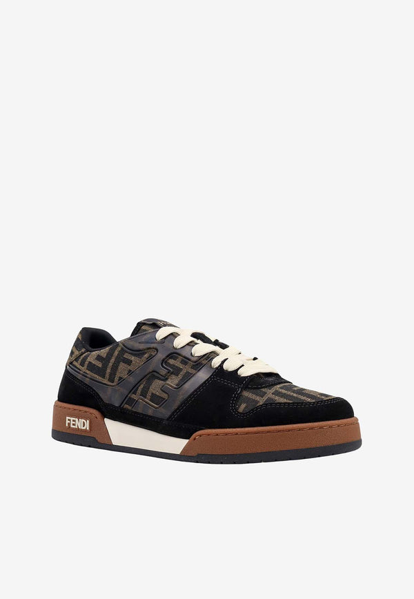 Fendi Match Low-Top Sneakers Brown 7E1688AQ6I_F1PXA