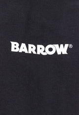 Barrow Logo Print Crewneck Sweatshirt Black F4BWUASW133_110