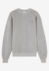 Maison Kitsuné Fox Head Patch Sweatshirt Gray MW00315KM0307_H131