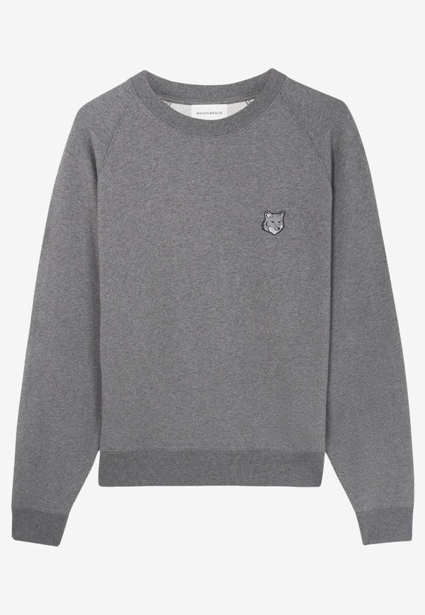 Maison Kitsuné Fox Head Patch Sweatshirt Gray MM00304KM0001_H170