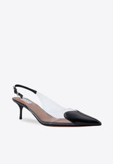 Alaïa Le Cœur 55 Slingback Pumps Black AA3E057CK150_999