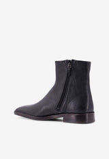 Lemaire Leather Ankle Boots Black FO0155LL0043_BK999