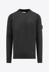 Stone Island Logo Patch Crewneck Sweater Black 8115508A3_A0029