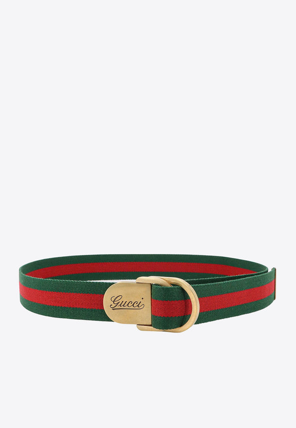 Gucci Web Wide Logo Buckle Belt Multicolor 787895HAAGV_8479