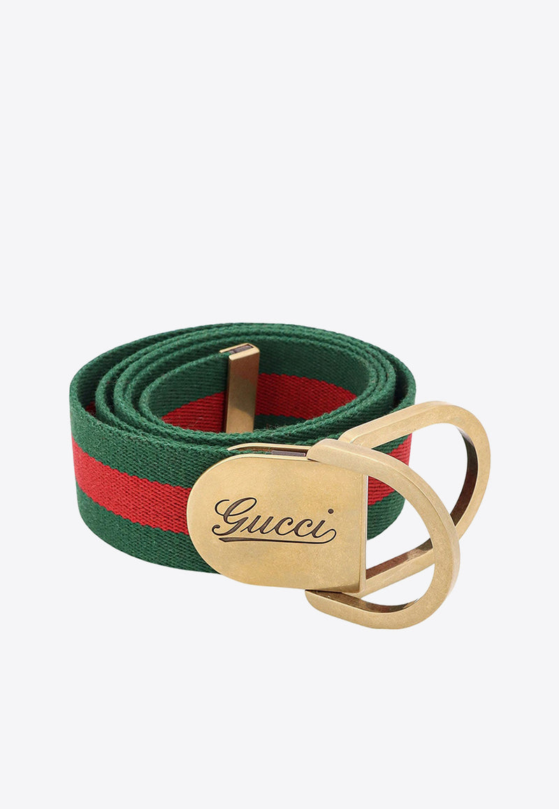 Gucci Web Wide Logo Buckle Belt Multicolor 787895HAAGV_8479