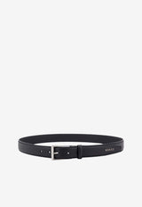 Gucci Rectangular Buckle Leather Belt Black 795635AADQX_1000