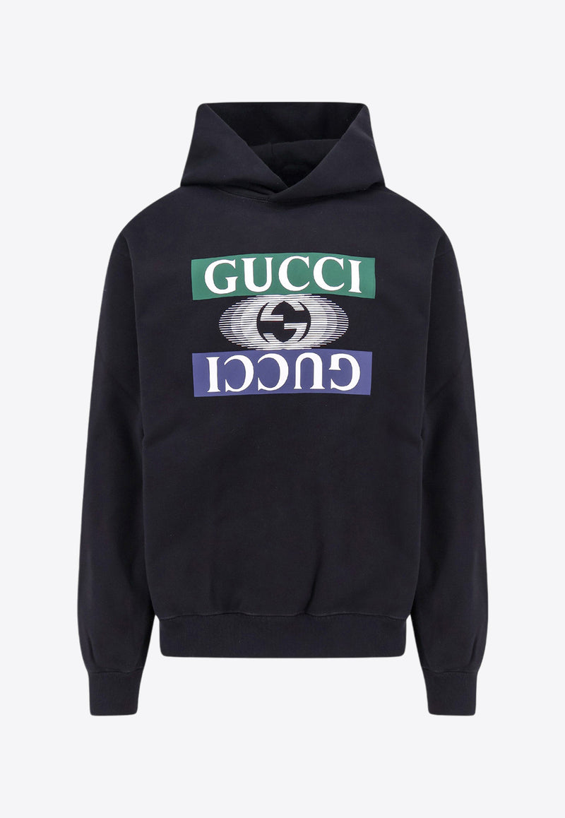 Gucci Shadow Print Logo Hoodie Black 795557XJGQP_1152