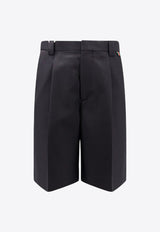 Gucci Web-Detail Bermuda Tailored Shorts Black 787249ZAMII_1043