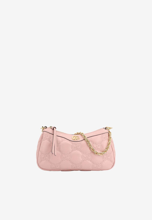 Gucci GG Matelassé Leather Shoulder Bag Pink 735049UM8HG_5941