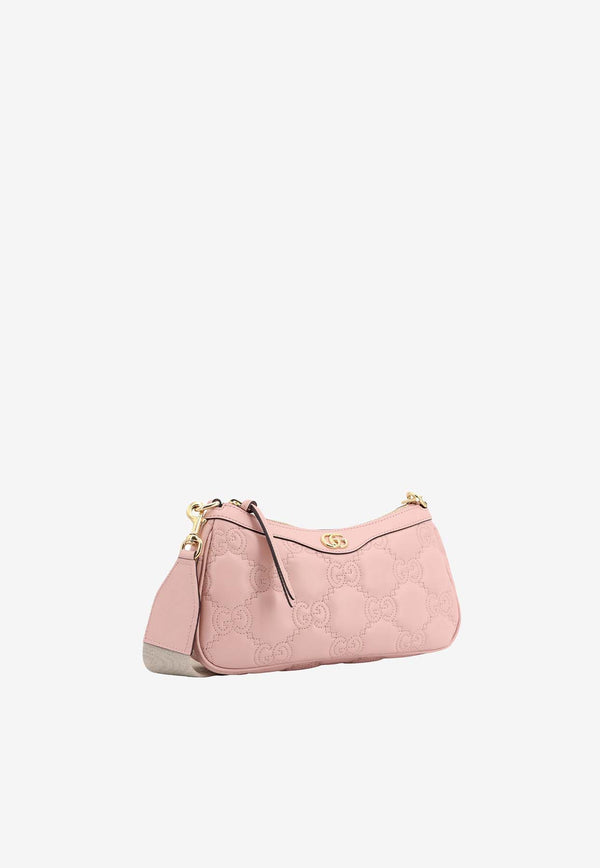 Gucci GG Matelassé Leather Shoulder Bag Pink 735049UM8HG_5941