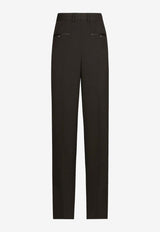 Dolce & Gabbana Straight-Leg Tailored Pants Black FTC8ZTFU21E_N0000