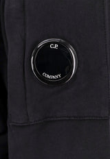 C.P. Company Lens Embellished Zip-Up Hoodie Black 17CMSS057A002246G_999