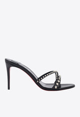 Christian Louboutin Tatoosh Spikes 85 Leather Sandals Black 3240181_B439