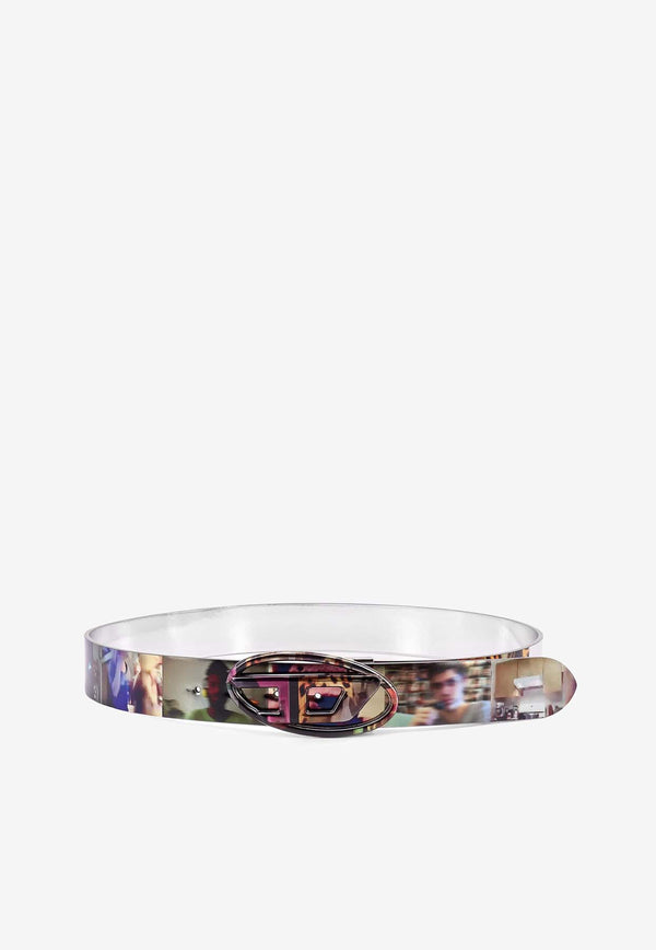 Diesel Reversible Mirrored Belt Multicolor X10258P8044_H7296