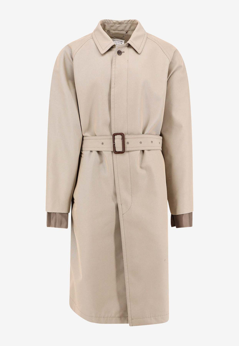 Maison Margiela Belted Trench Coat Beige S50AH0132S54694_801