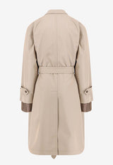 Maison Margiela Belted Trench Coat Beige S50AH0132S54694_801