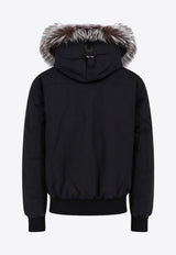 Mackage Dixon Fox Fur-Trimmed Padded Jacket Black DIXONX_C0017