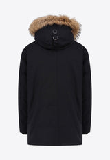 Mackage Edward Faux Fur-Trimmed Padded Jacket Black EDWARDF_C0001