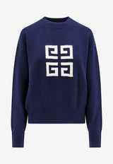 Givenchy 4G Cashmere Sweater Blue BW90QY4ZEQ_411