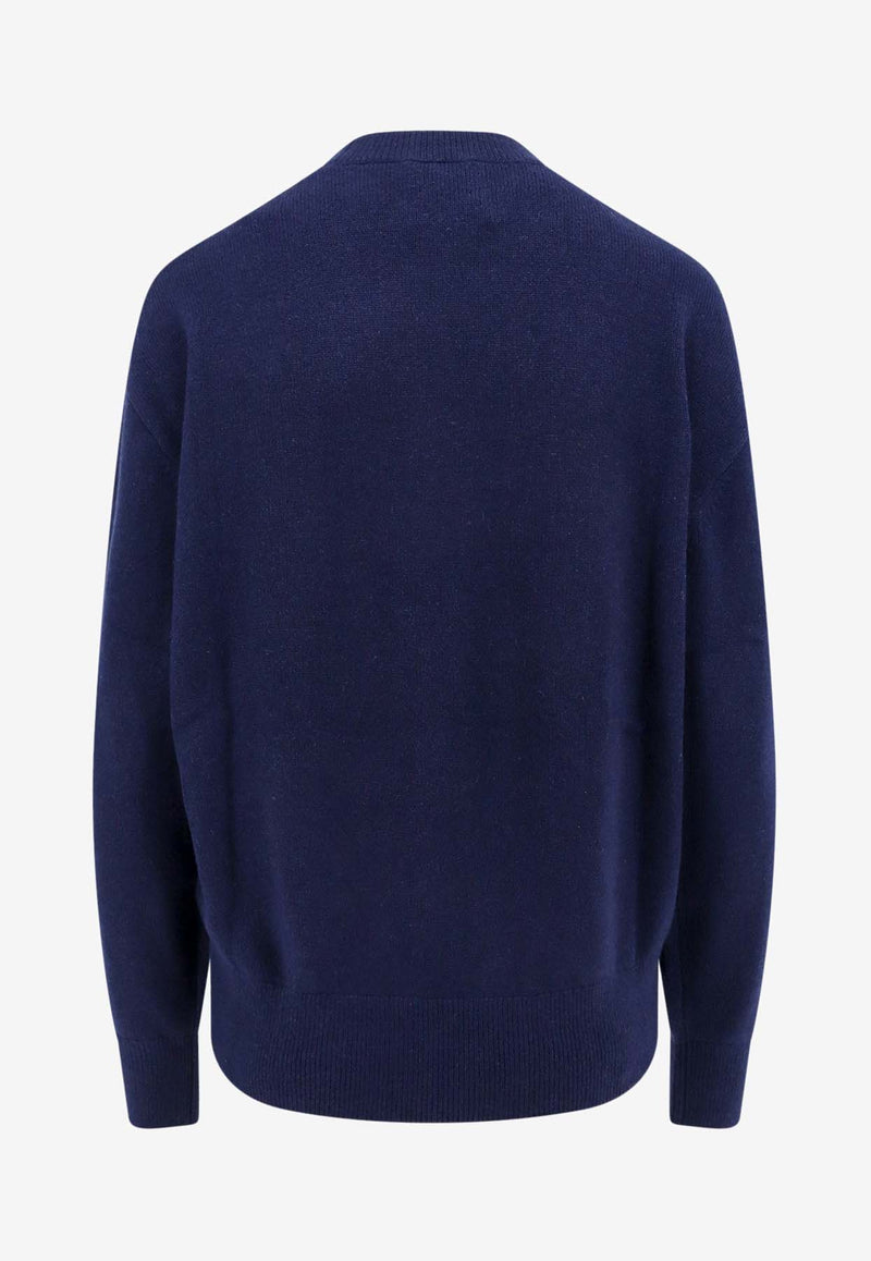 Givenchy 4G Cashmere Sweater Blue BW90QY4ZEQ_411