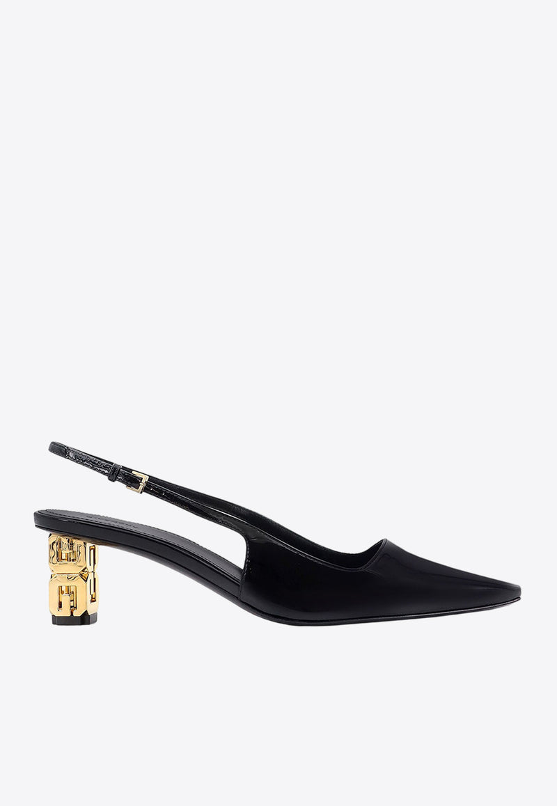 Givenchy  G Cube 50 Slingback Pumps Black BE402LE27K_001