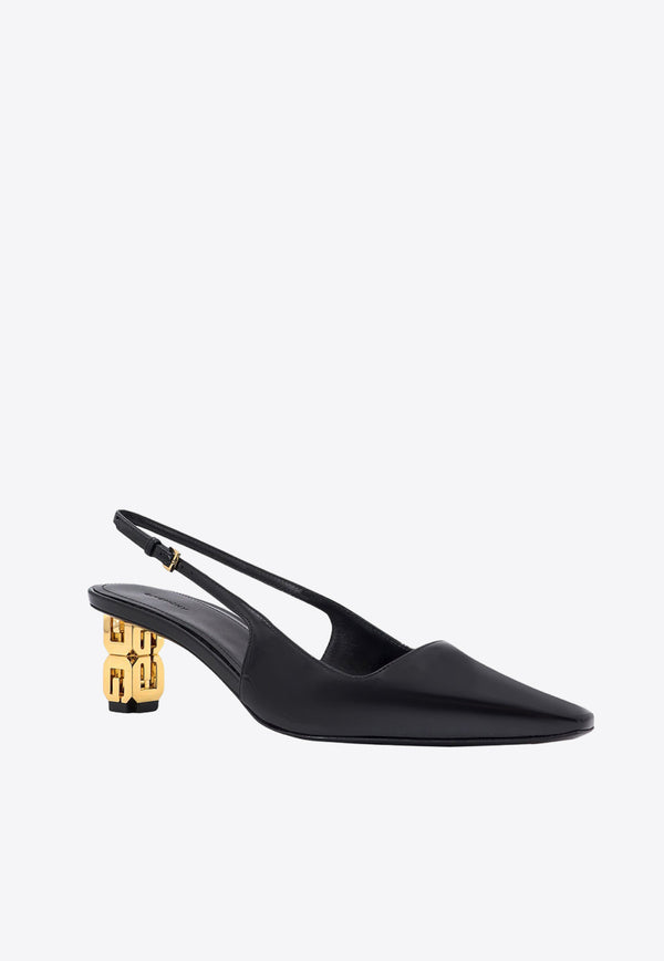 Givenchy  G Cube 50 Slingback Pumps Black BE402LE27K_001