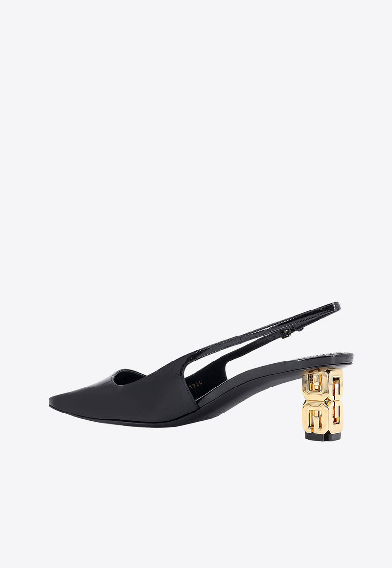 Givenchy  G Cube 50 Slingback Pumps Black BE402LE27K_001