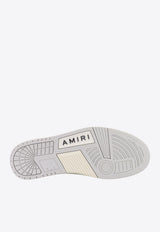 Amiri Skel Leather Low-Top Sneakers Gray AMFOSR1052_GREY