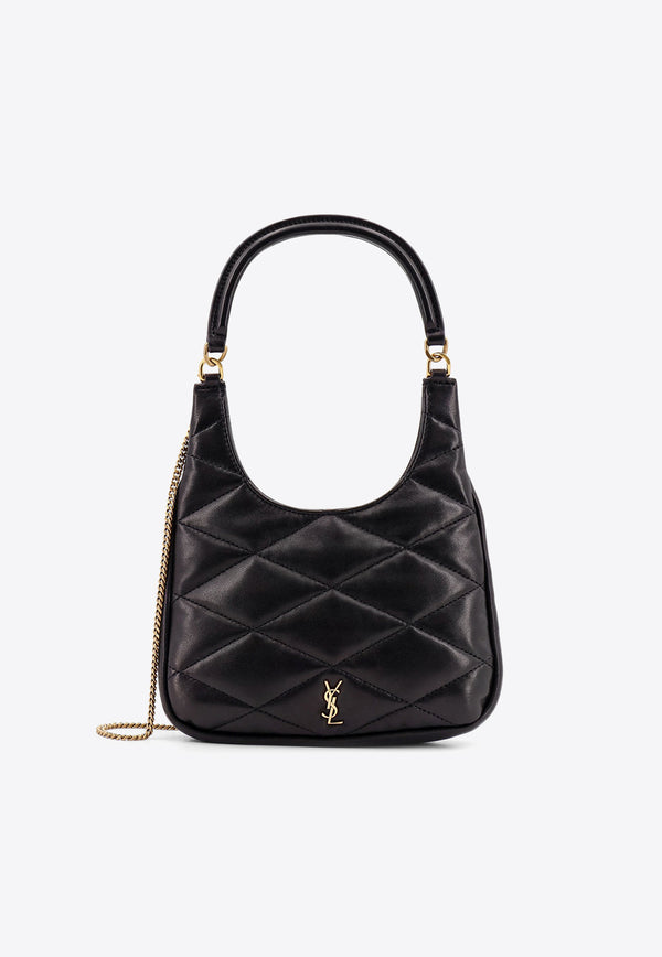 Saint Laurent Sade Quilted Leather Crossbody Bag Black 7936081EL07_1000