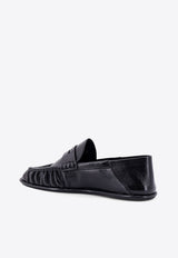 Saint Laurent Le Loafer Calf Leather Penny Slippers Black 800724AA00K_1000