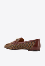 Tod's Pied De Poule Loafers Brown XXW79A0HM60TMJ_XXAZ