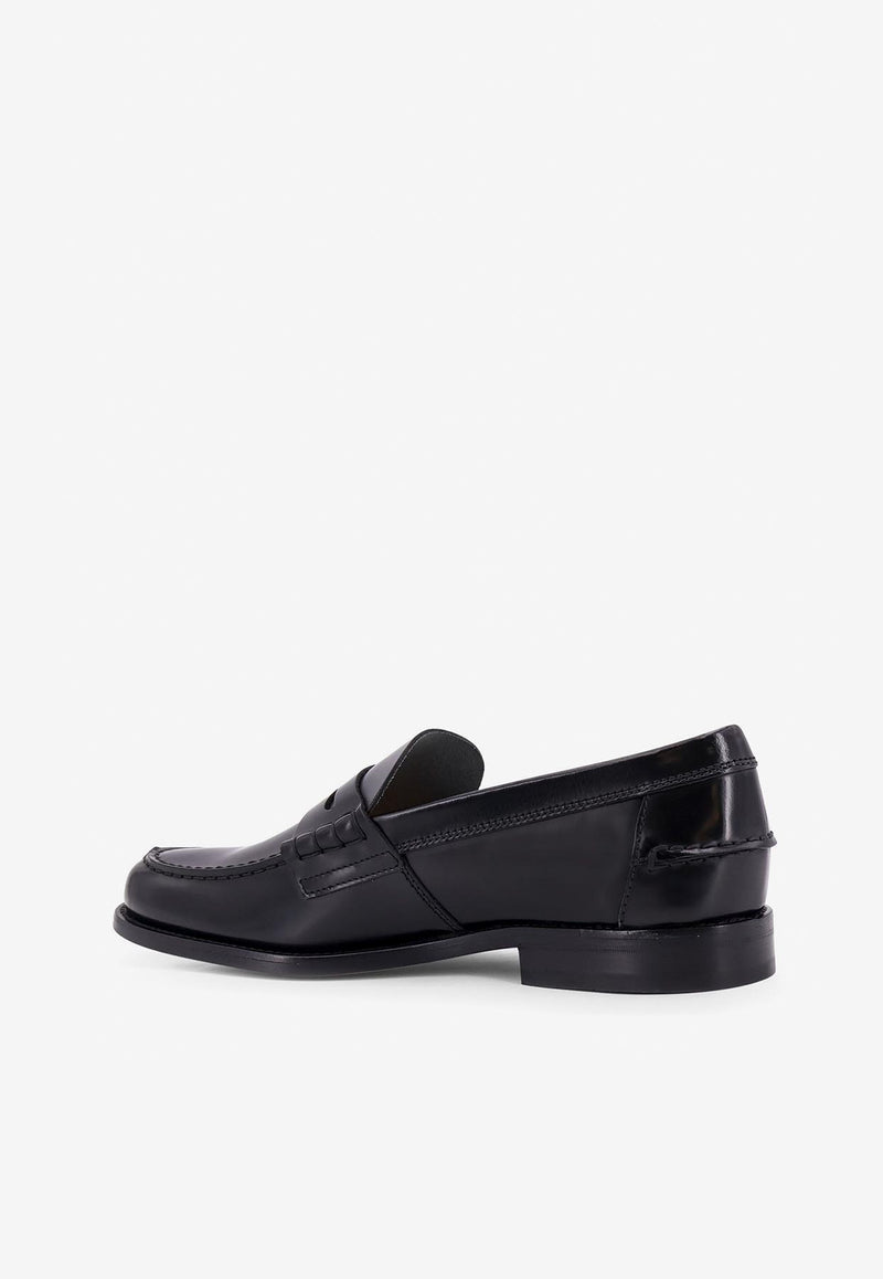 Tod's Shiny Leather Penny Loafers Black XXM26C0CO50AKT_B999