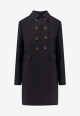 Gucci Wool Double-Breasted Coat Black 789891ZAQWY_1000