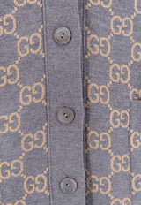 Gucci GG Motif Wool Cardigan Gray 798157XKD8T_1013