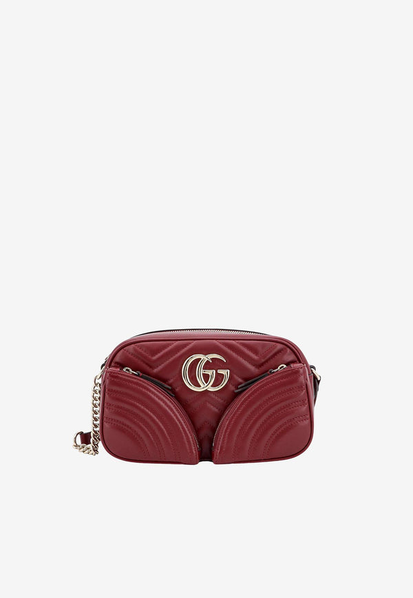 Gucci Small GG Marmont Quilted Leather Shoulder Bag Red 798715AADPJ_6207